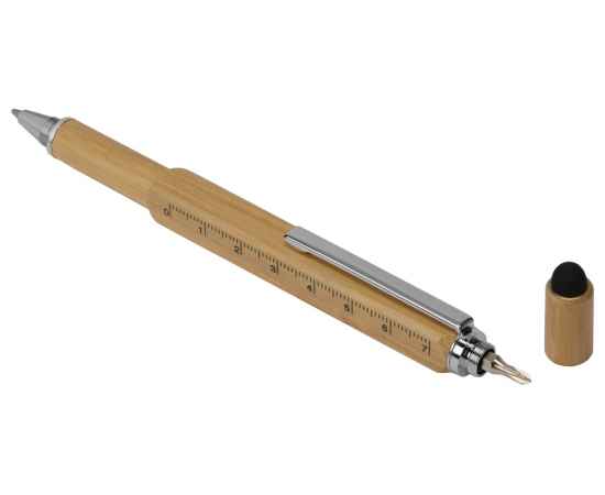 Ручка-стилус из бамбука Tool с уровнем и отверткой, 10601108, изображение 6
