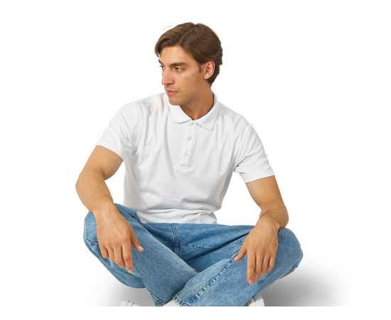 Рубашка поло Chicago мужская, S, 3103701S, Цвет: белый, Размер: S, изображение 2