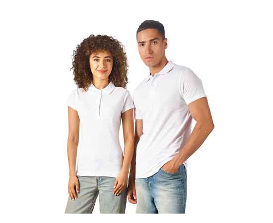 Рубашка поло First 2.0 мужская, S, 31093N01S, Цвет: белый, Размер: S, изображение 5