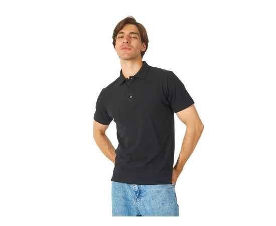 Рубашка поло Chicago мужская, S, 3103799S, Цвет: черный, Размер: S, изображение 2