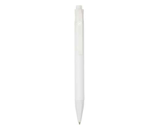 Ручка шариковая Terra из кукурузного пластика, 10774301, Цвет: белый, изображение 2