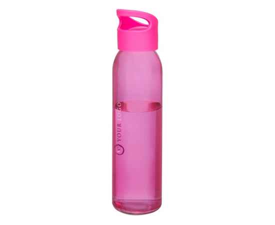 Бутылка спортивная Sky из стекла, 10065541, Цвет: розовый, Объем: 500, изображение 6