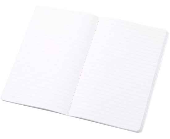 Блокнот A5 Fabia с переплетом из рубленой бумаги, 10774901, Цвет: белый, изображение 4