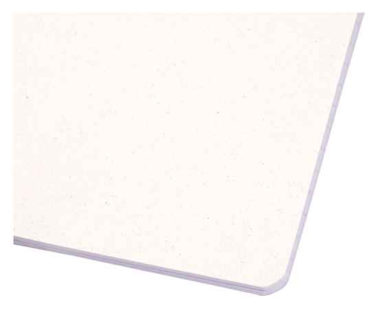 Блокнот A5 Fabia с переплетом из рубленой бумаги, 10774901, Цвет: белый, изображение 5