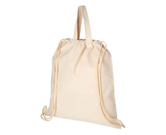 Сумка-рюкзак Pheebs из переработанного хлопка, 210 г/м², 12046000, Цвет: натуральный, изображение 3