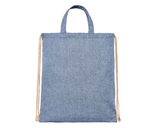 Сумка-рюкзак Pheebs из переработанного хлопка, 210 г/м², 12046050, Цвет: синий, изображение 2