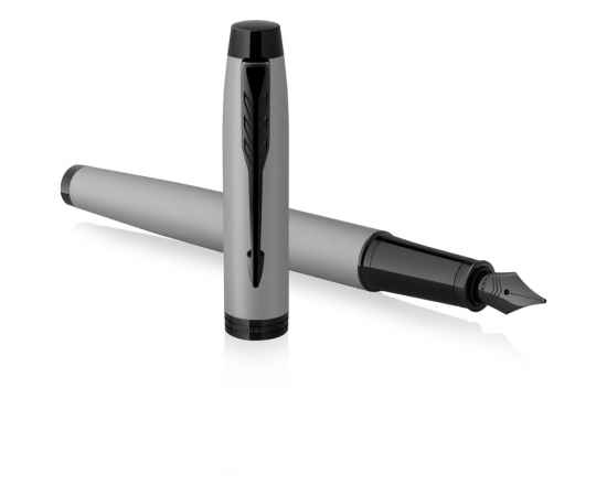 Ручка перьевая Parker IM MGREY BT, 2127619, Цвет: черный,серый, изображение 3