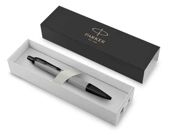 Ручка шариковая Parker IM MGREY BT, 2127752, Цвет: черный,серый, изображение 3