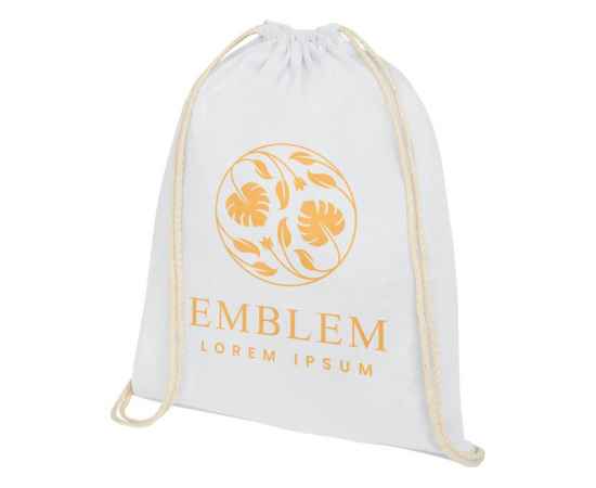 Рюкзак со шнурком Oregon, 12057501, Цвет: белый, изображение 4