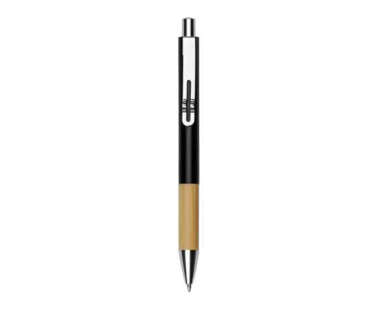 Ручка металлическая шариковая Sleek, 11531.07, Цвет: черный,натуральный, изображение 2