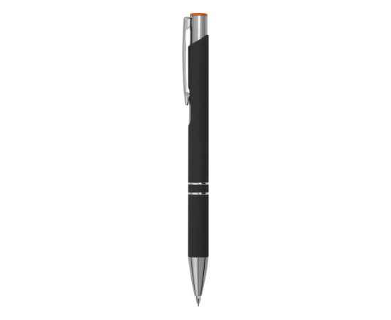 Ручка металлическая шариковая Legend Mirror Gum soft-touch, 11579.08, Цвет: черный,оранжевый, изображение 5