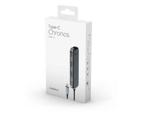 595599 Хаб USB Type-C 3.0 Chronos, Цвет: черный, изображение 6