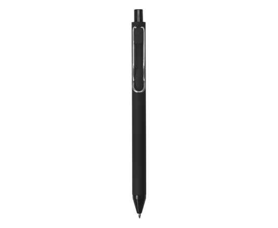 Ручка пластиковая шариковая Clip, софт-тач, 13187.07, Цвет: черный, изображение 2