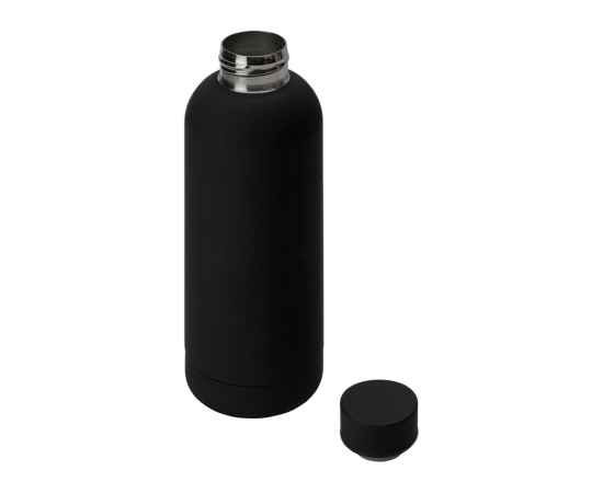 Вакуумная термобутылка с медной изоляцией  Cask, soft-touch, 500 мл, 813107, Цвет: черный, Объем: 500, изображение 2