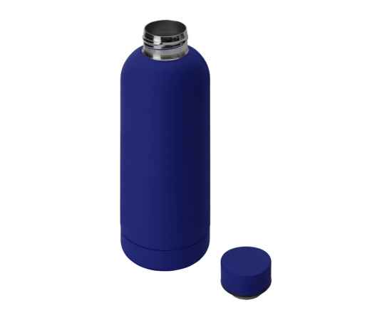 Вакуумная термобутылка с медной изоляцией  Cask, soft-touch, 500 мл, 813102, Цвет: синий, Объем: 500, изображение 2