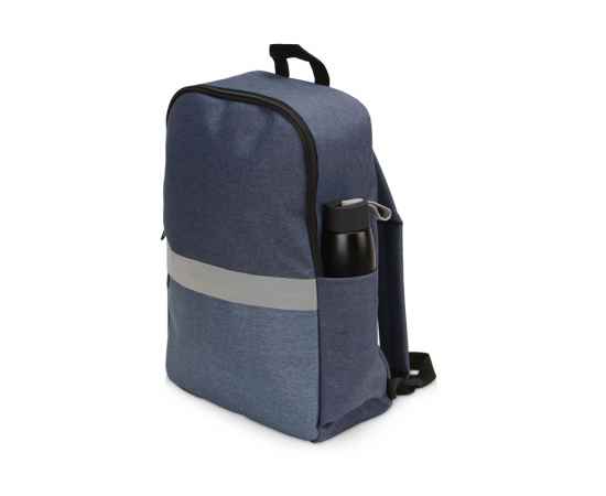 Рюкзак Merit со светоотражающей полосой, 938592, Цвет: светло-синий,синий, изображение 6