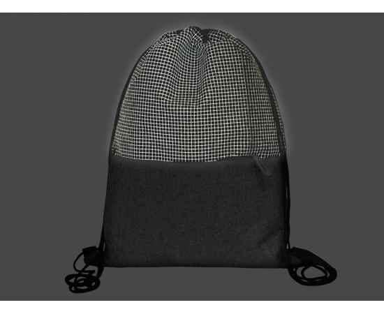 Рюкзак-мешок Reflex со светоотражающим эффектом, 887177, Цвет: серый, изображение 4