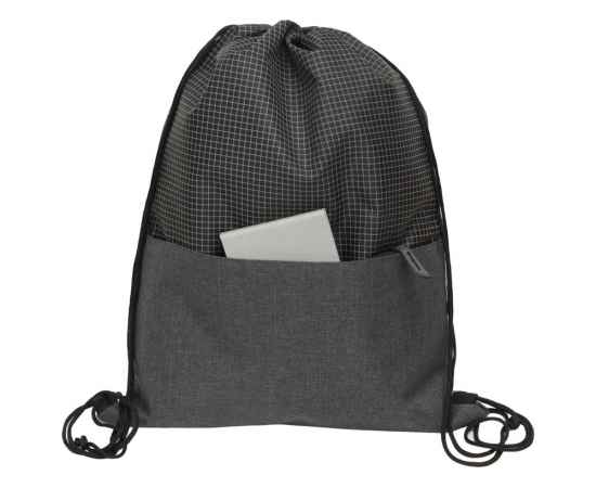 Рюкзак-мешок Reflex со светоотражающим эффектом, 887177, Цвет: серый, изображение 3