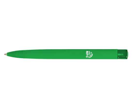 Ручка пластиковая шариковая трехгранная Trinity K transparent Gum soft-touch с чипом передачи информации NFC, 187926NFC.23, Цвет: темно-зеленый, изображение 2