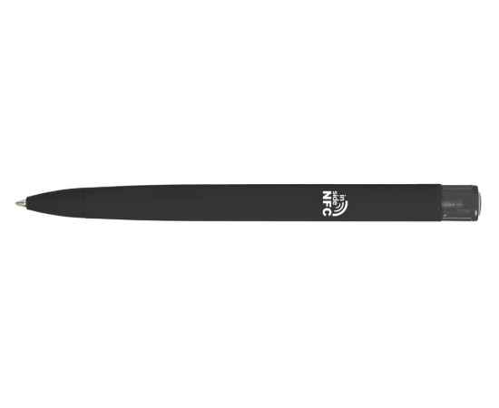Ручка пластиковая шариковая трехгранная Trinity K transparent Gum soft-touch с чипом передачи информации NFC, 187926NFC.07, Цвет: черный, изображение 2