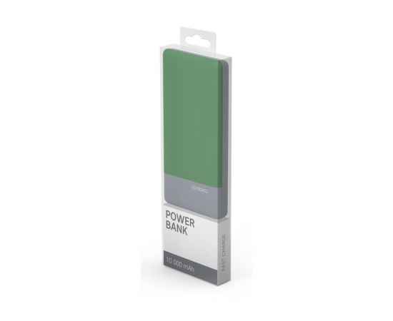 595626 Внешний аккумулятор NEO Charge 3C, 10000 mAh, Цвет: зеленый,светло-серый, изображение 6