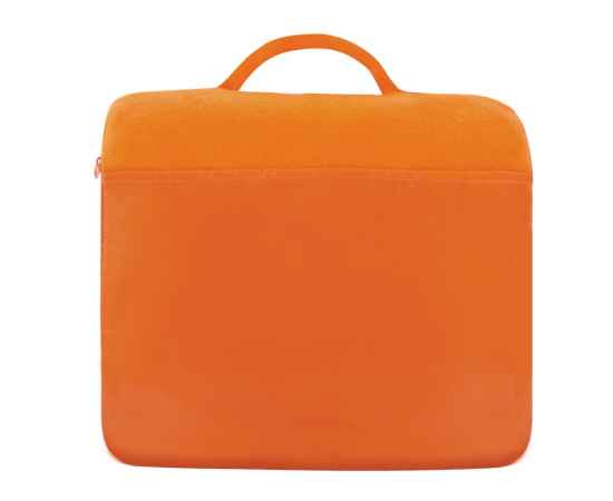 Плед для путешествий Flight в чехле с ручкой и карманом, 833218, Цвет: оранжевый, изображение 4