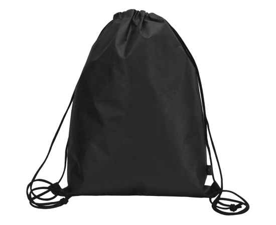 Рюкзак-мешок Reviver из нетканого переработанного материала RPET, 590607, Цвет: черный, изображение 2
