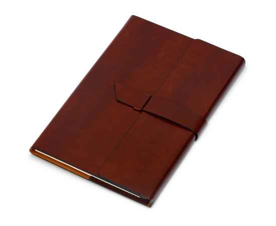 Бизнес-блокнот А5 с клапаном Fabrizio, 701109, Цвет: коричневый, изображение 2