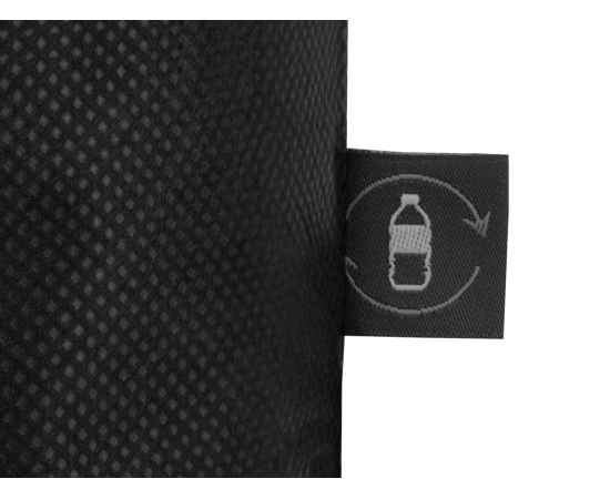 Сумка-шоппер Reviver из нетканого переработанного материала RPET, 590707, Цвет: черный, изображение 3