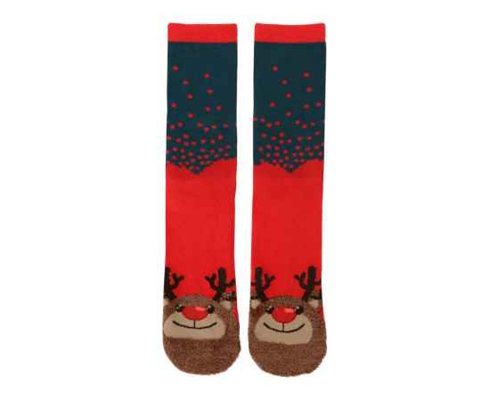 Набор носков с рождественской символикой, 2 пары, 40-43, 869101, Цвет: красный, Размер: 40-43, изображение 7