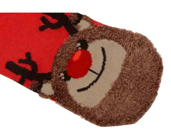 Набор носков с рождественской символикой, 2 пары, 40-43, 869101, Цвет: красный, Размер: 40-43, изображение 6