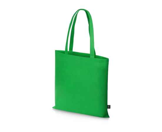 Сумка-шоппер Reviver из нетканого переработанного материала RPET, 590703, Цвет: зеленый, изображение 2