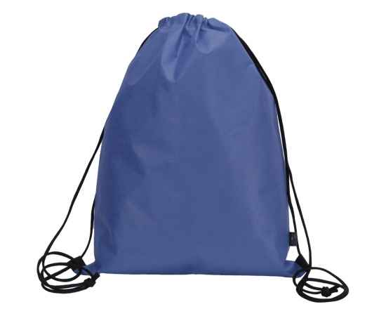 Рюкзак-мешок Reviver из нетканого переработанного материала RPET, 590602, Цвет: синий, изображение 2