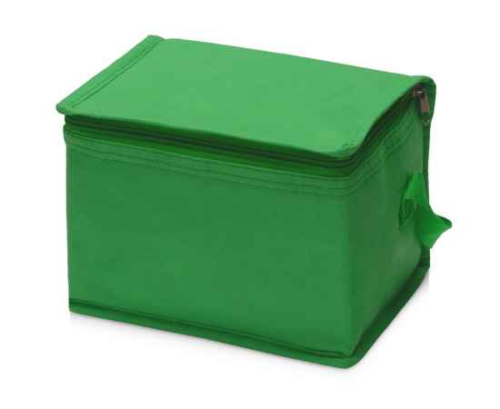 Сумка-холодильник Reviver из нетканого переработанного материала RPET, 590403, Цвет: зеленый, изображение 2
