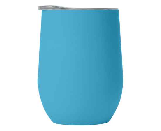 Вакуумная термокружка Sense Gum, soft-touch, 827413, Цвет: голубой, Объем: 370, изображение 3