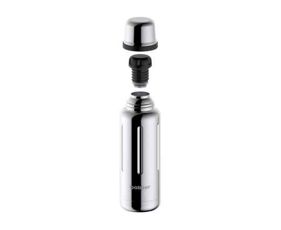 Вакуумный термос Flask, 470 мл, 470 мл, 189502, Цвет: серебристый, Объем: 470, Размер: 470 мл, изображение 3