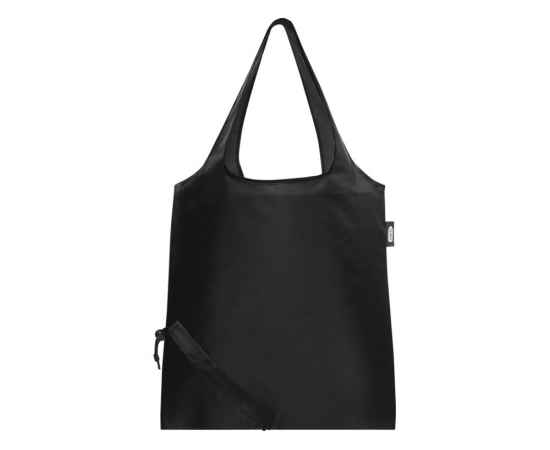 Складная эко-сумка Sabia из вторичного ПЭТ, 12054190, Цвет: черный, изображение 2