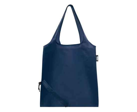 Складная эко-сумка Sabia из вторичного ПЭТ, 12054155, Цвет: темно-синий, изображение 2