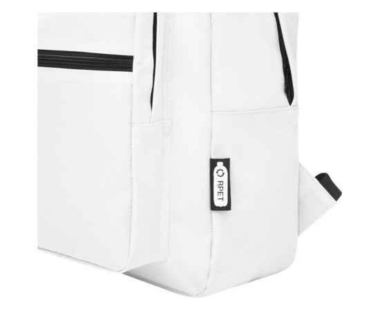 Рюкзак Retrend из переработанного ПЭТ, 12053201, Цвет: белый, изображение 4