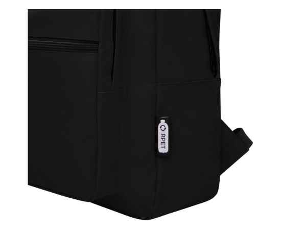 Рюкзак Retrend из переработанного ПЭТ, 12053290, Цвет: черный, изображение 4