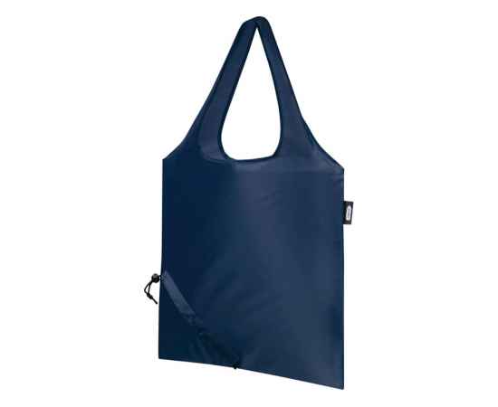 Складная эко-сумка Sabia из вторичного ПЭТ, 12054155, Цвет: темно-синий, изображение 4