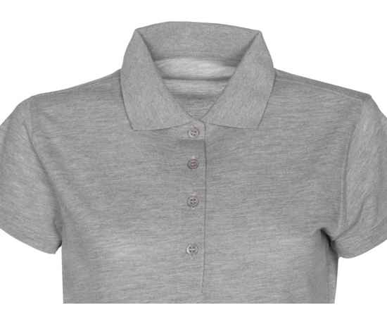 Рубашка поло First 2.0 женская, M, 31094N96M, Цвет: серый меланж, Размер: M, изображение 5