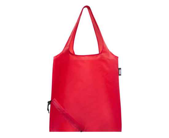 Складная эко-сумка Sabia из вторичного ПЭТ, 12054121, Цвет: красный, изображение 2