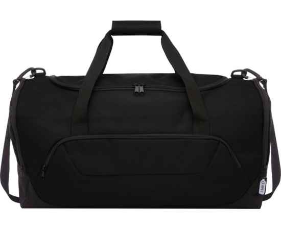 Спортивная сумка Retrend из переработанного ПЭТ, 12053490, Цвет: черный, изображение 2