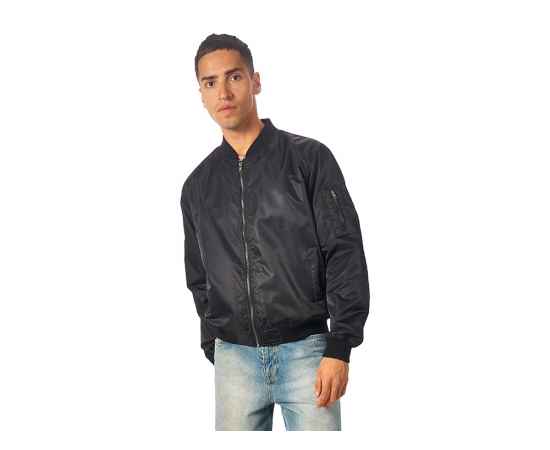 Куртка бомбер Antwerpen унисекс, 2XL, 8064992XL, Цвет: черный, Размер: 2XL, изображение 2
