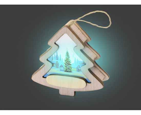 Новогодняя подвеска с подсветкой Ёлочка, 625335, изображение 7