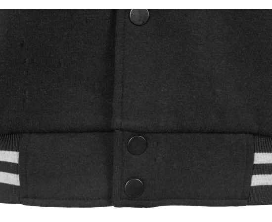Бомбер Oxford, унисекс, S, 806599S, Цвет: черный,серый меланж, Размер: S, изображение 12