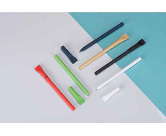 Ручка из бумаги с колпачком Recycled, 12600.08p, Цвет: натуральный, изображение 5