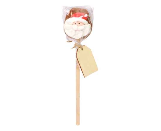 Печенье на палочке Дед мороз, 145756, Цвет: красный,белый, изображение 3