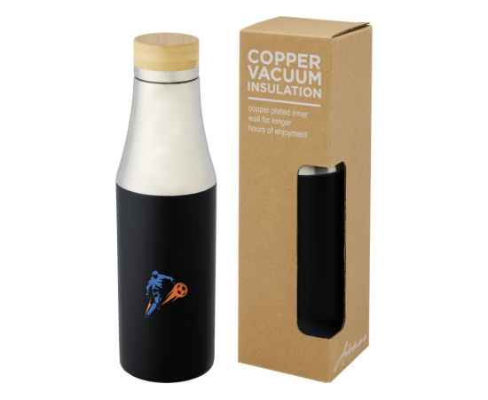 Термобутылка Hulan с вакуумной изоляцией, 10066790, Цвет: черный,серебристый, Объем: 540, изображение 6
